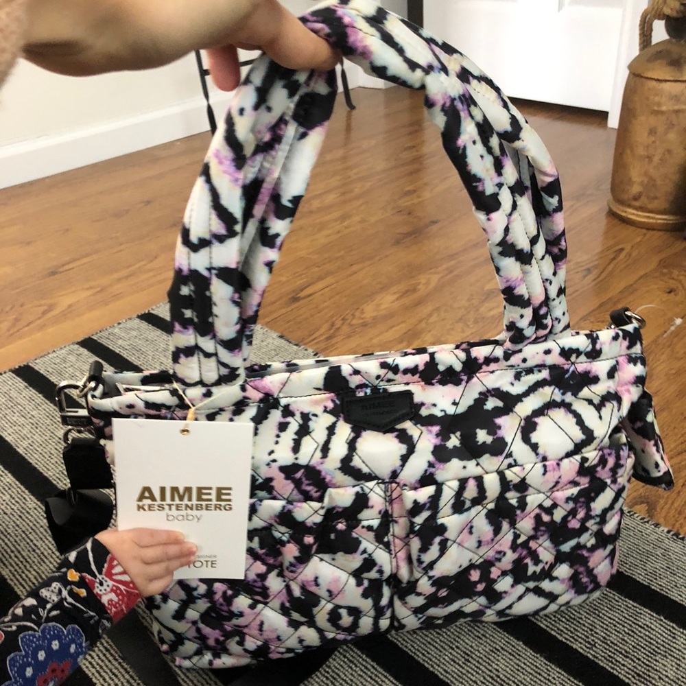 Designer Aimee Kestenberg diaper bag tote